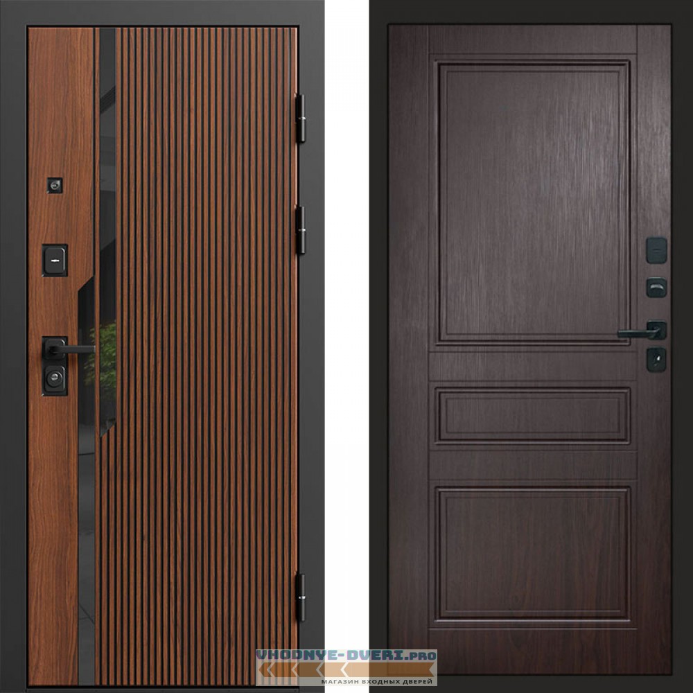 Входная дверь Флекс Бетон Классика Венге